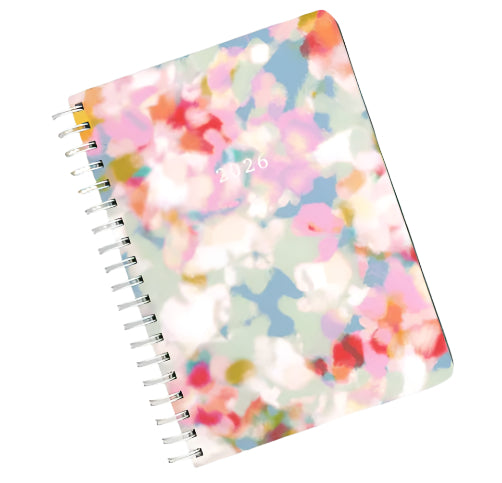 Pierre Belvedere Annual Agenda 2026 - Abstract Flowers - Blesket Canada