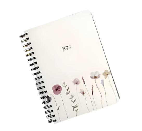 Pierre Belvedere Annual Agenda 2026 - Small Flowers - Blesket Canada