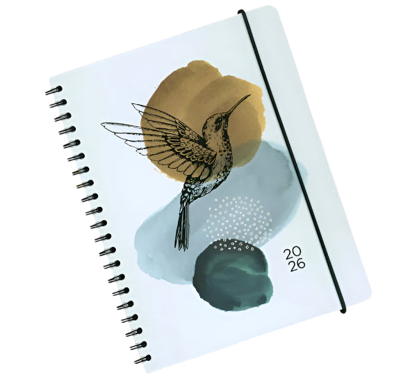 Pierre Belvedere Annual Agenda 2026 Large - Hummingbird - Blesket Canada