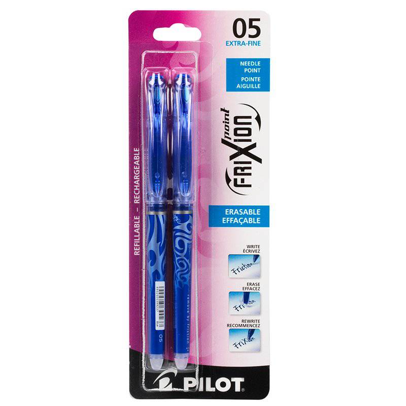 Pilot FriXion Point 0.5mm - Extra Fine Needle Point Erasable- Blesket Canada