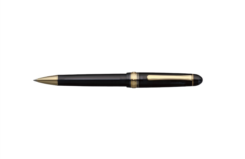 Platinum #3776 Century Ballpoint Pen, Diamond Black/Gold Trim - Blesket Canada