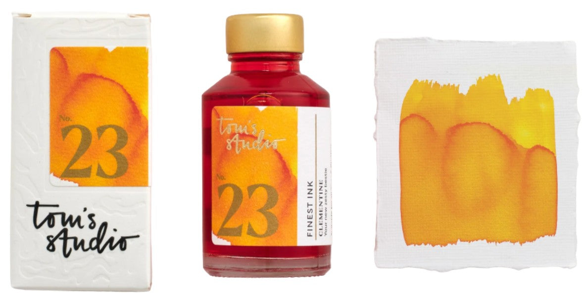 Tom's Studio Fountain Pen Ink 50mL - Clementine No. 23 - Blesket Canada