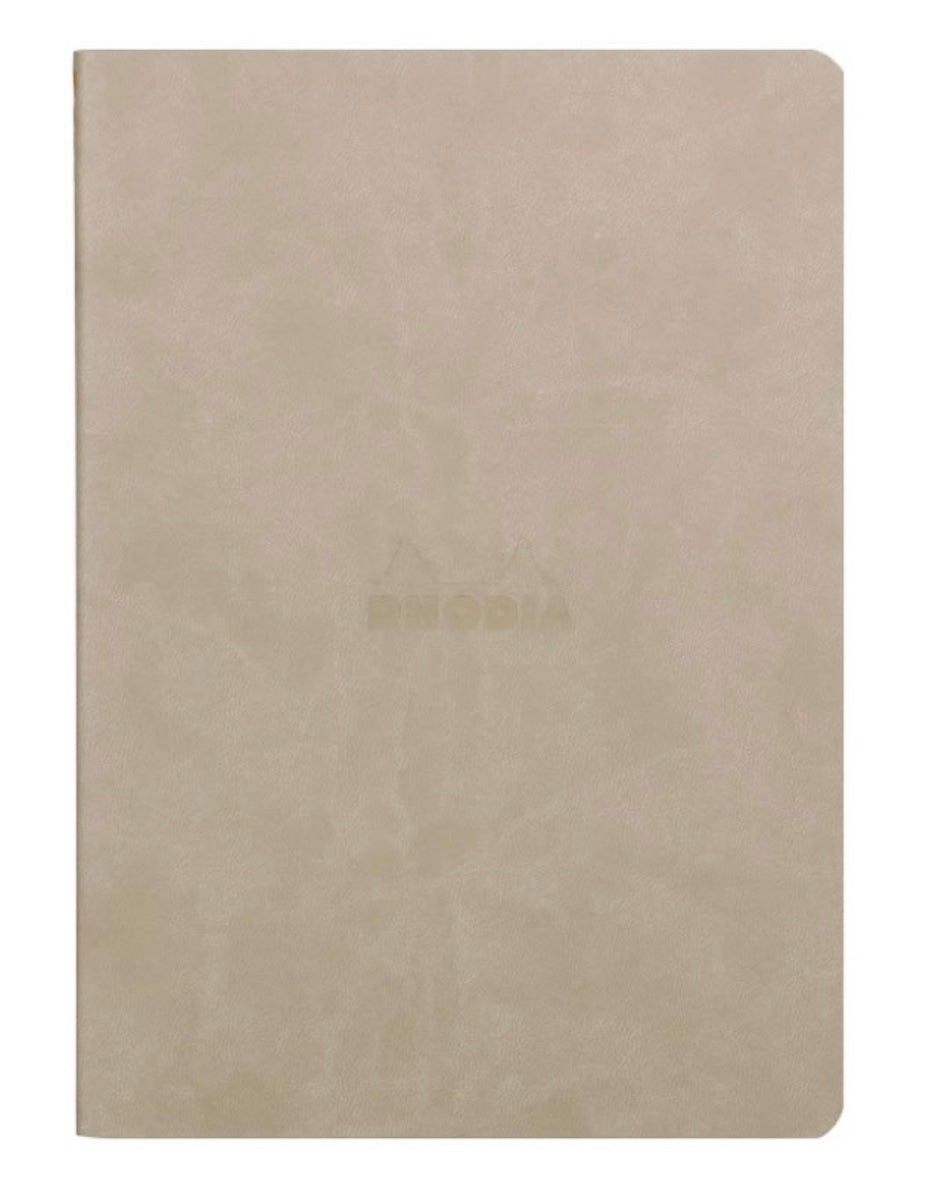 Rhodia Stitched Back Notebook Dotted A5 -Beige - Blesket Canada