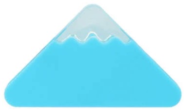 Sun-Star Mt. Fuji Clip – Light Blue Corner Clip (2 pcs) - Blesket Canada