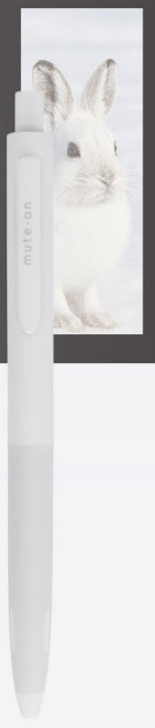 Sun-Star – Silent Gel Ballpoint Pen Mute-On Snowfield Hare - Blesket Canada