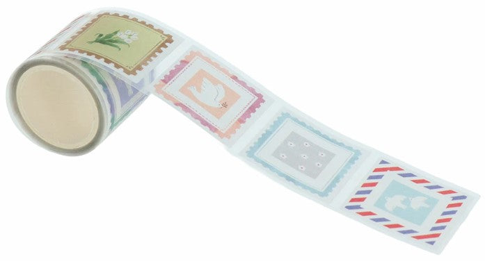 Sun-Star Wakumo Roll Stickers – Square Stamp & Flower/Bird Design - Blesket Canada