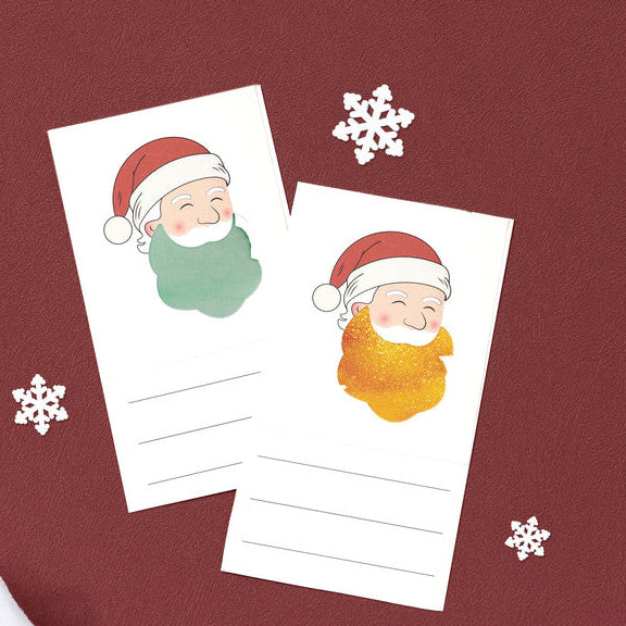 Wearingeul Santa Color Swatch Cards – Christmas Edition (30 Sheets) - Blesket Canada