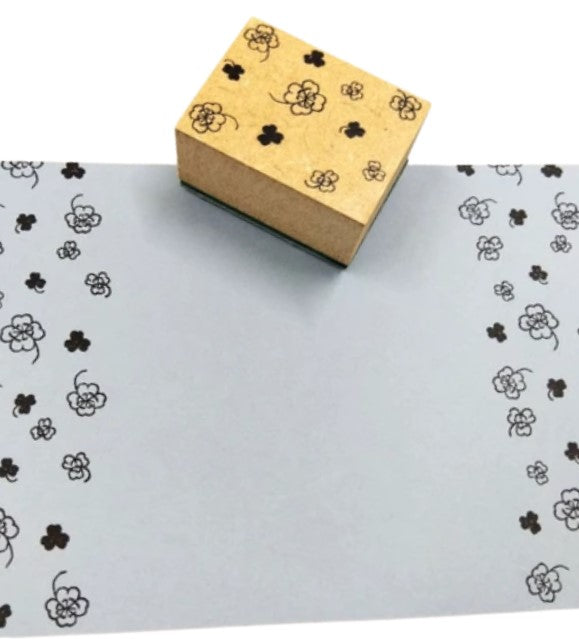 SANBY RM Illustration Rubber Stamp – Clover - Blesket Canada