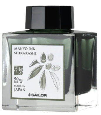 Sailor Manyo Bottled Fountain Pen Ink 50ML - SHIRAKASHI - Blesket Canada