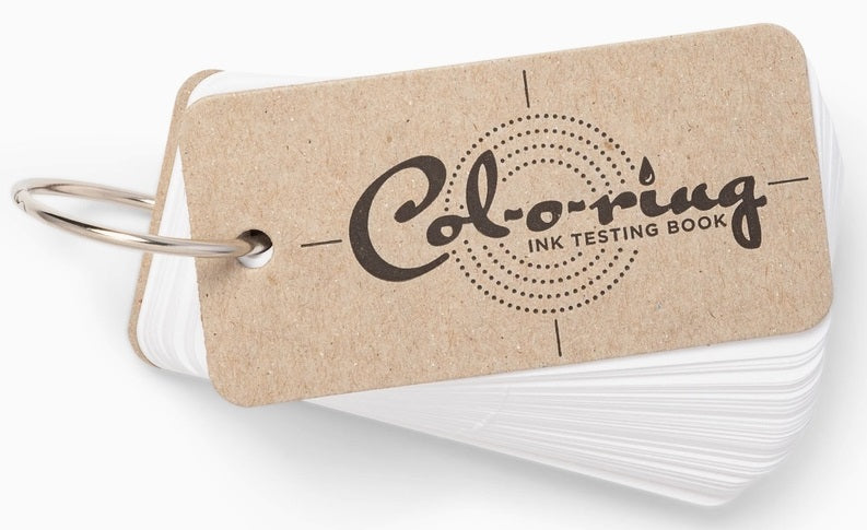 The Well Appointed Desk Col-O-Ring Ink Testing Book (Standard Size) - Blesket Canada