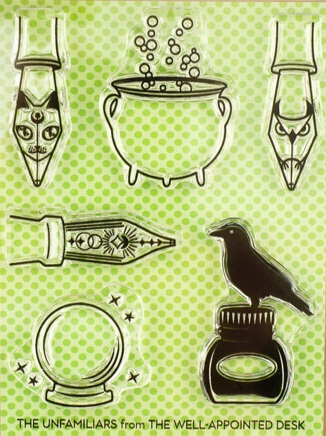 The Well-Appointed Desk The Unfamiliars Clear Stamp Set - Blesket Canada