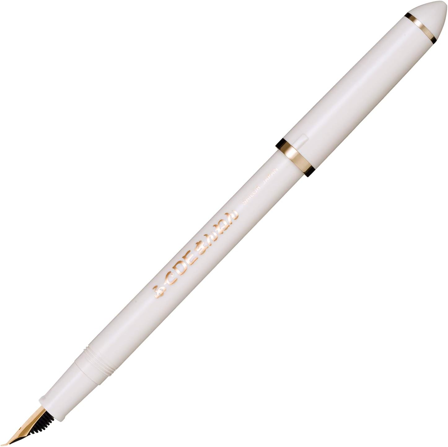 Sailor Compass Calligraphy Fountain Pen - Fude De Mannen - Pearl White - Blesket Canada