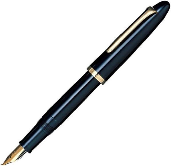 Sailor Compass Calligraphy Fountain Pen - Fude De Mannen - Dark Blue - Blesket Canada