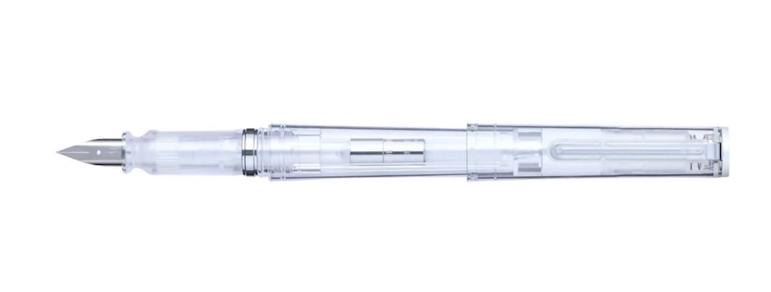 Sailor Compass Tuzu-Adjust Fountain Pen - Glassy (Crystal White) - Blesket Canada