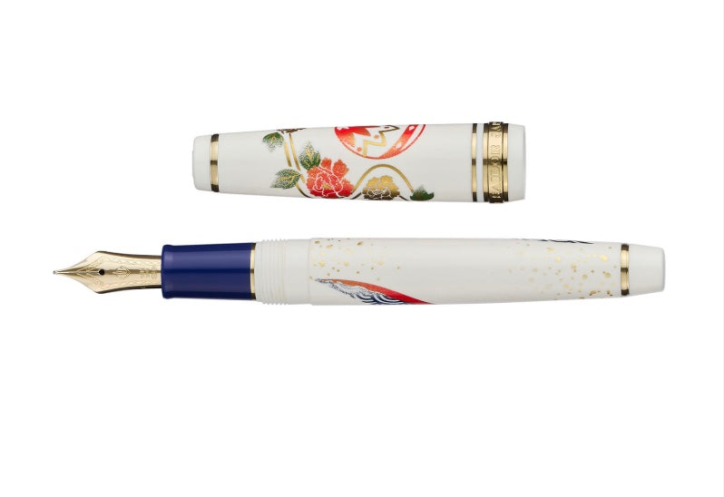 Sailor Professional Gear Slim Kimono Happiness Fountain Pen – 14K Gold Nib - Blesket Canada