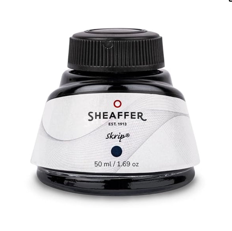 Sheaffer Skrip Fountain Pen Ink 50ml - Blue/Black - Blesket Canada