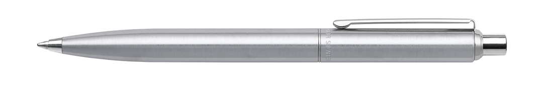 Sheaffer Sentinel Ballpoint Pen - Brushed Chrome Barrel with Chrome Cap - Blesket Canada
