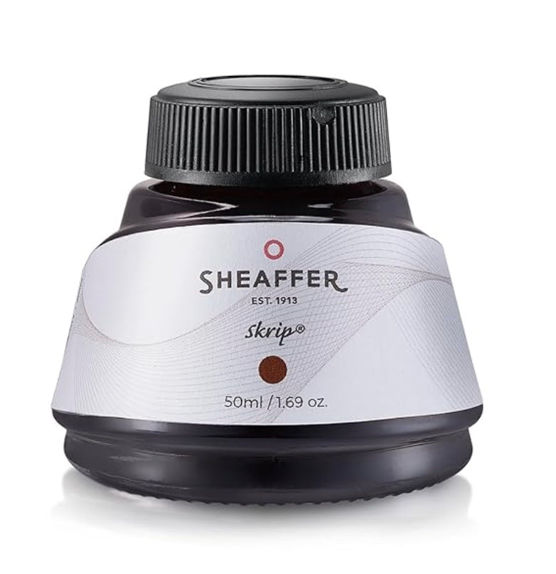 Sheaffer Skrip Fountain Pen Ink 50mL- Brown - Blesket Canada