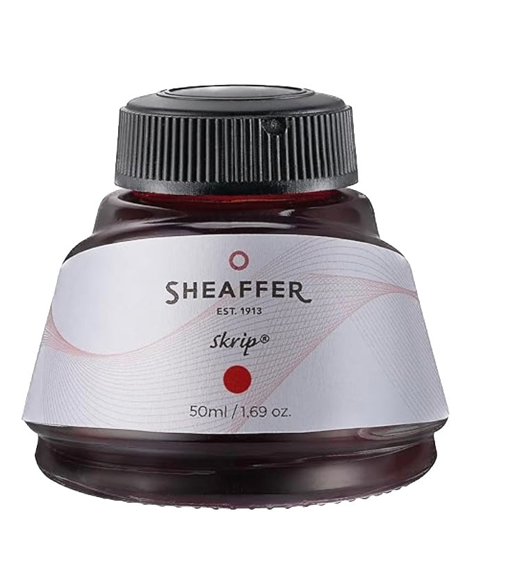 Sheaffer Skrip Fountain Pen Ink 50mL - Red - Blesket Canada