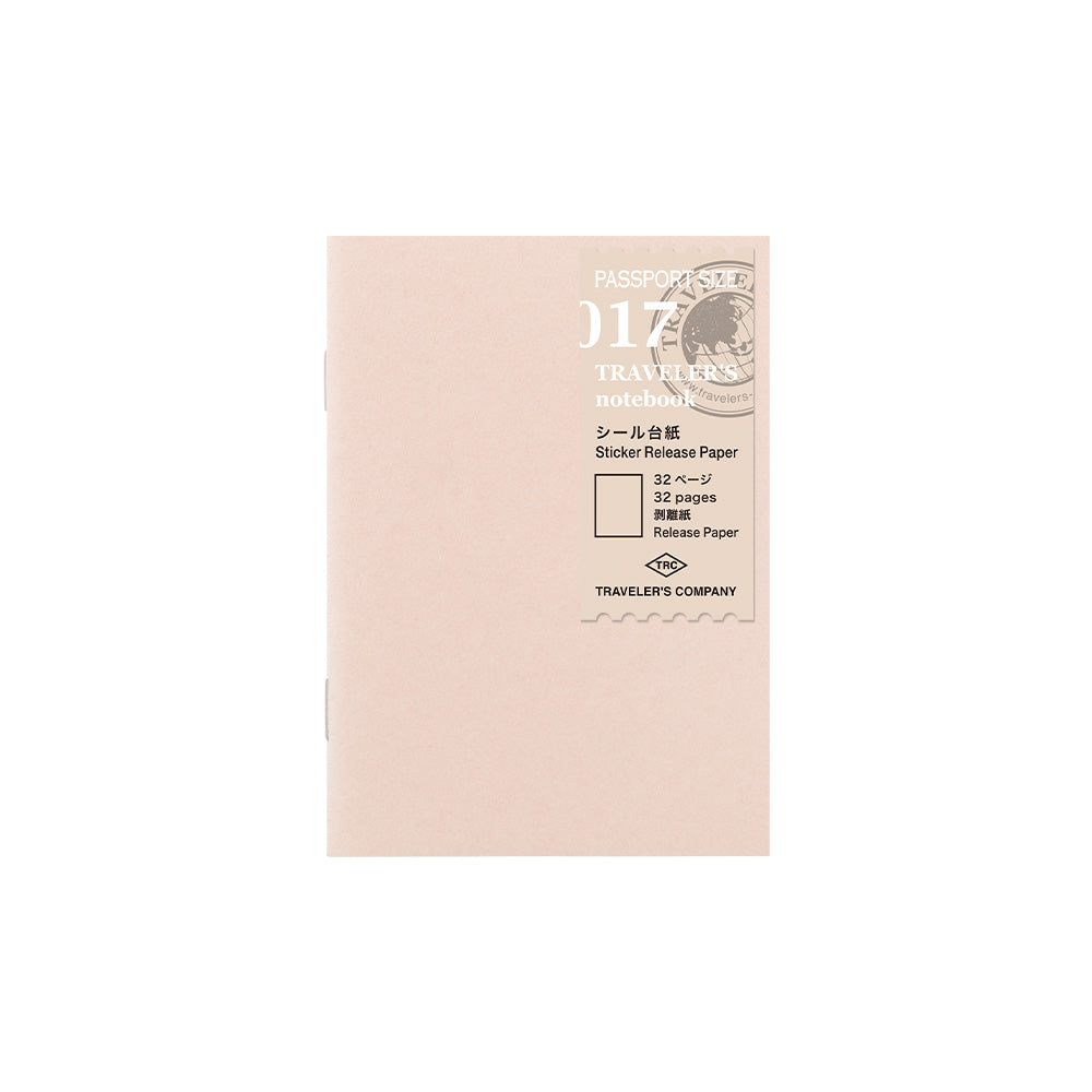 TRAVELER’S notebook Passport Size Refill Sticker Release Paper - Blesket Canada