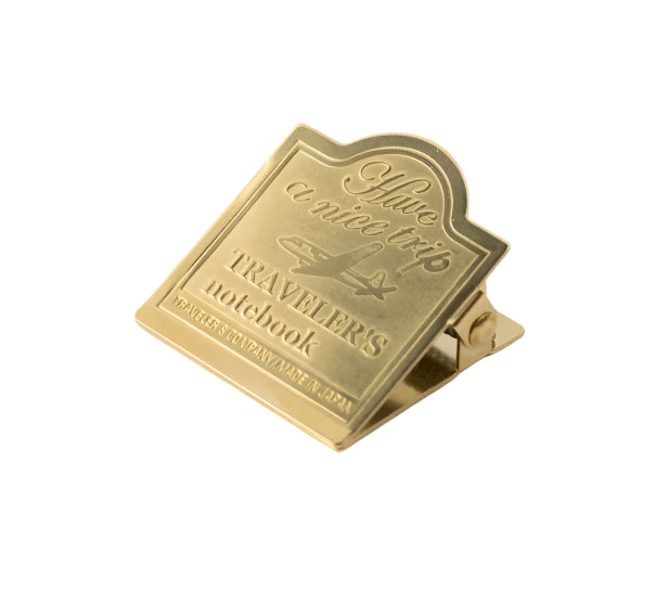 TRAVELER'S notebook 030 BRASS Clip Airplane - Blesket Canada