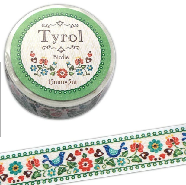 Tyrol Washi Tape – Birdie - Blesket Canada