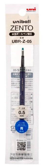 Mitsubishi Uniball ZENTO Ballpoint Pen Refill – 0.5 mm – Blue Ink - Blesket Canada
