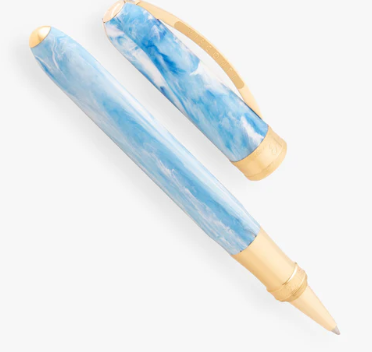 Visconti Divina Comedia Paradiso Rollerball Blue/White - Blesket Canada
