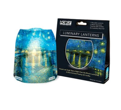 Modgy -  Vincent Van Gogh Luminary Lanterns - 4pc - Blesket Canada
