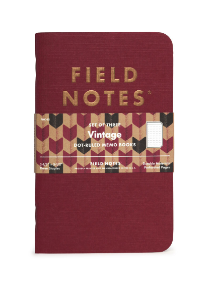 Field Notes - VINTAGE 3-PACK – Blesket Canada