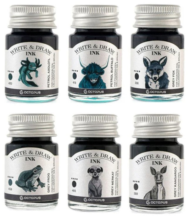Octopus Write & Draw Waterproof 10mL Mountain set/6 - Blesket Canada