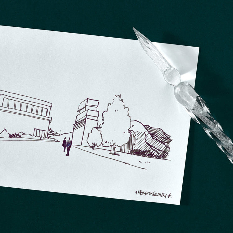 Wearingeul Glass Holder Dip Pen - Blesket Canada