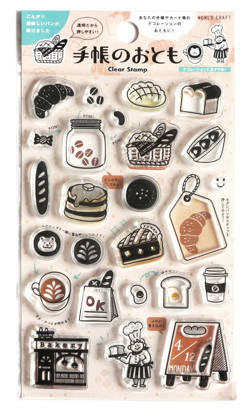World Craft Clear Stamp Knickknacks Stationery Bread - Blesket Canada