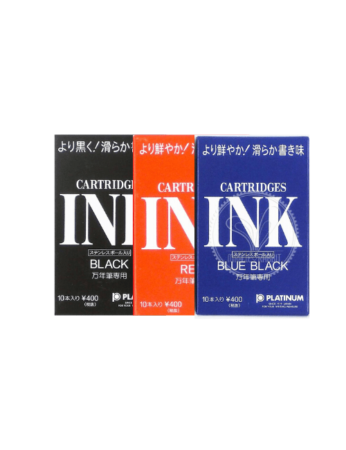 Platinum Dyestuff Ink Cartridges box of 10 - Blesket Canada