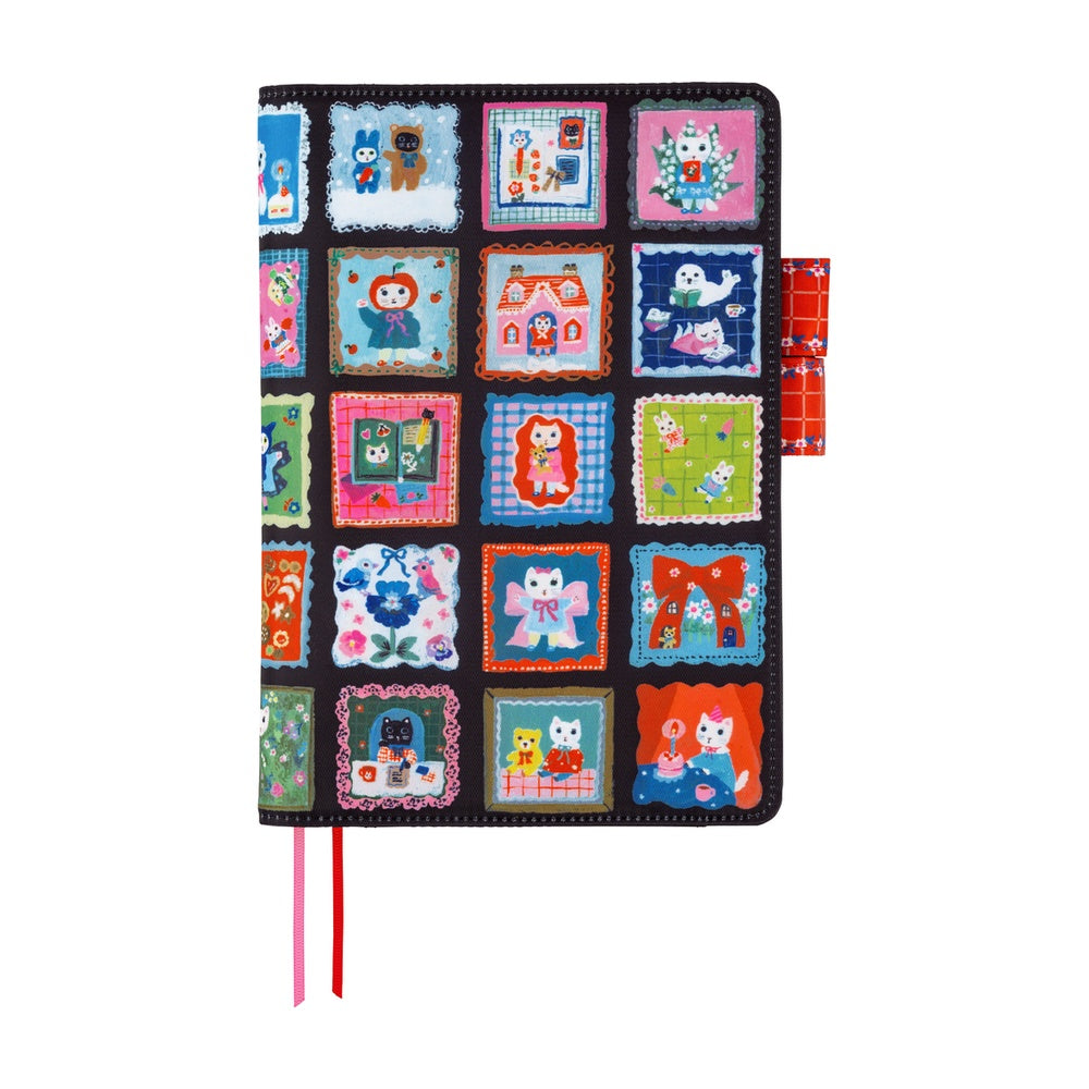 Hobonichi 2026 Yumi Kitagishi White Cats Daily Life Book Cover A5 - Blesket Canada