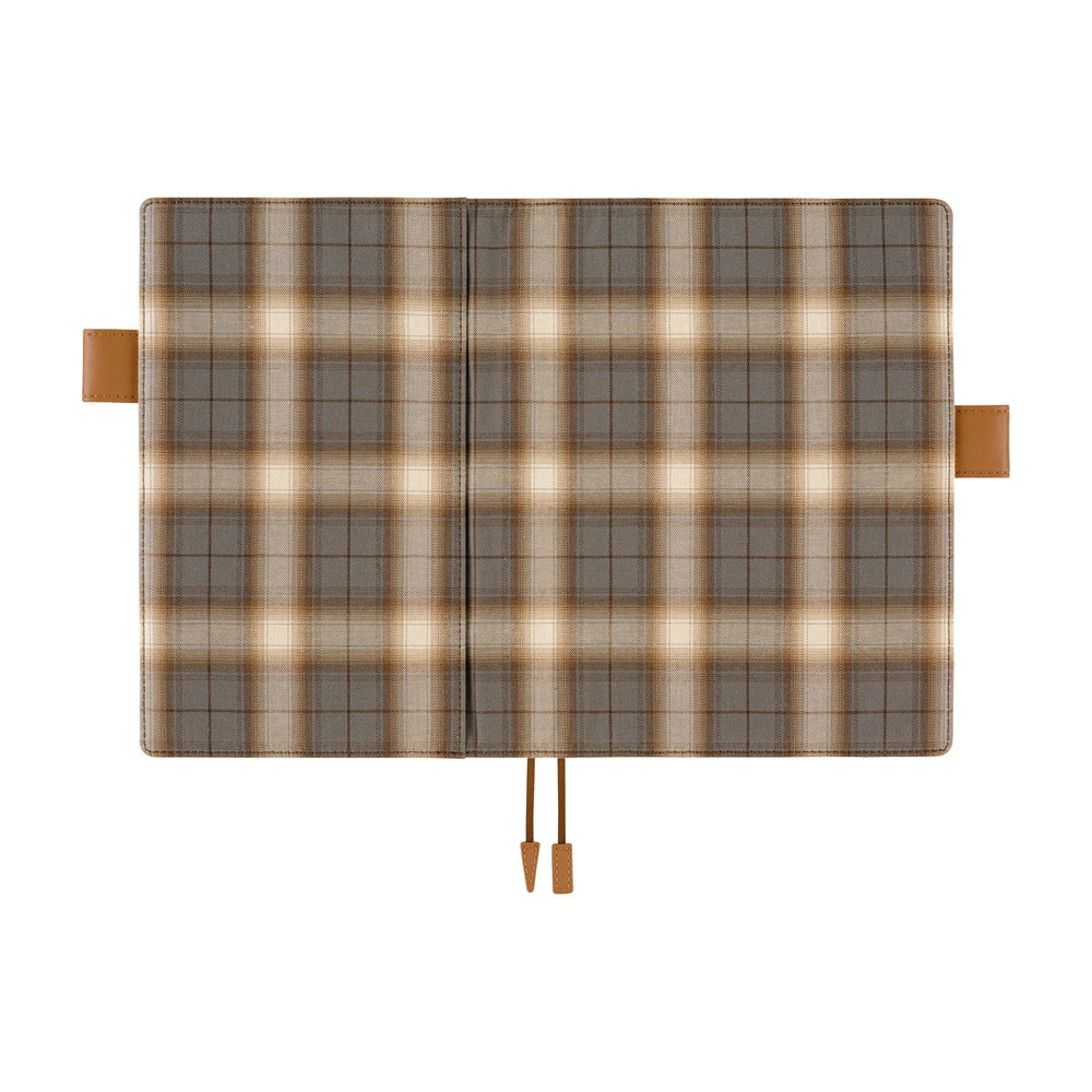 Hobonichi Techo Cover A5 – Shirt Fabric: Foggy Plaid - Blesket Canada
