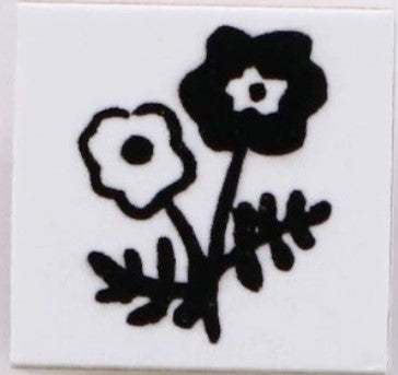 SANBY Yumi Kitagishi Collaboration Chibi Stamp – Flower - Blesket Canada