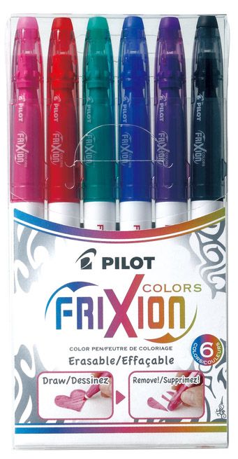 Pilot FriXion Erasable Color Markers (Set of 6) - Blesket Canada