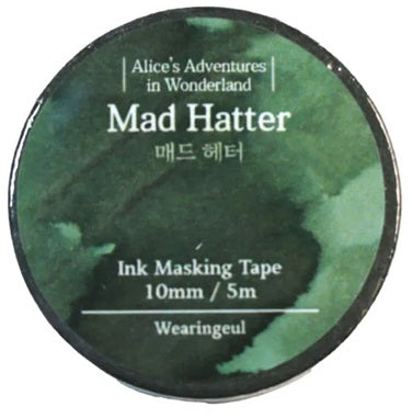 Wearingeul Ink Masking Tape - Mad Hatter (Alice's Adventures in Wonderland) -Blesket Canada