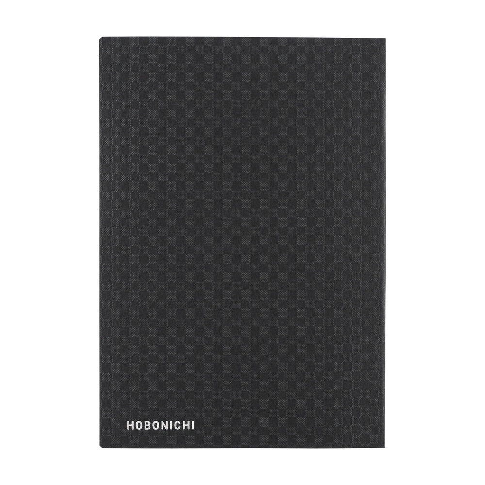 Hobonichi 2026 Paper Series Black Gingham Journal A6 HON - English January Start - Blesket Canada