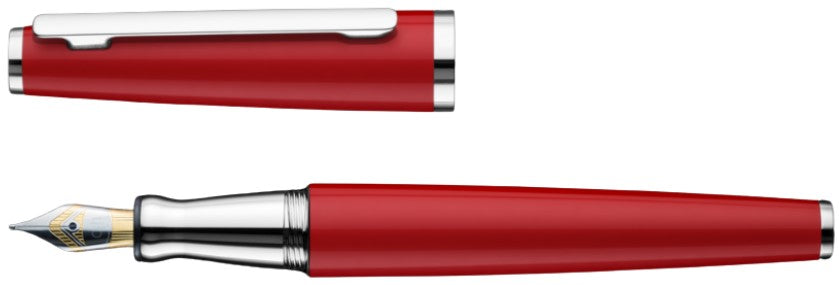 Faber-Castell Otto Hutt design06 Fountain Pen – Shine Red Platin - Blesket Canada
