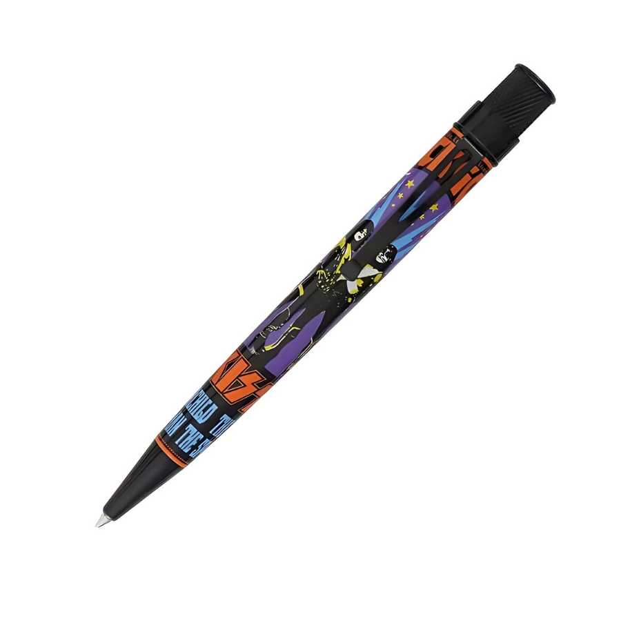 Retro 51 Tornado KISS Rock Poster Rollerball Pen - Blesket Canada