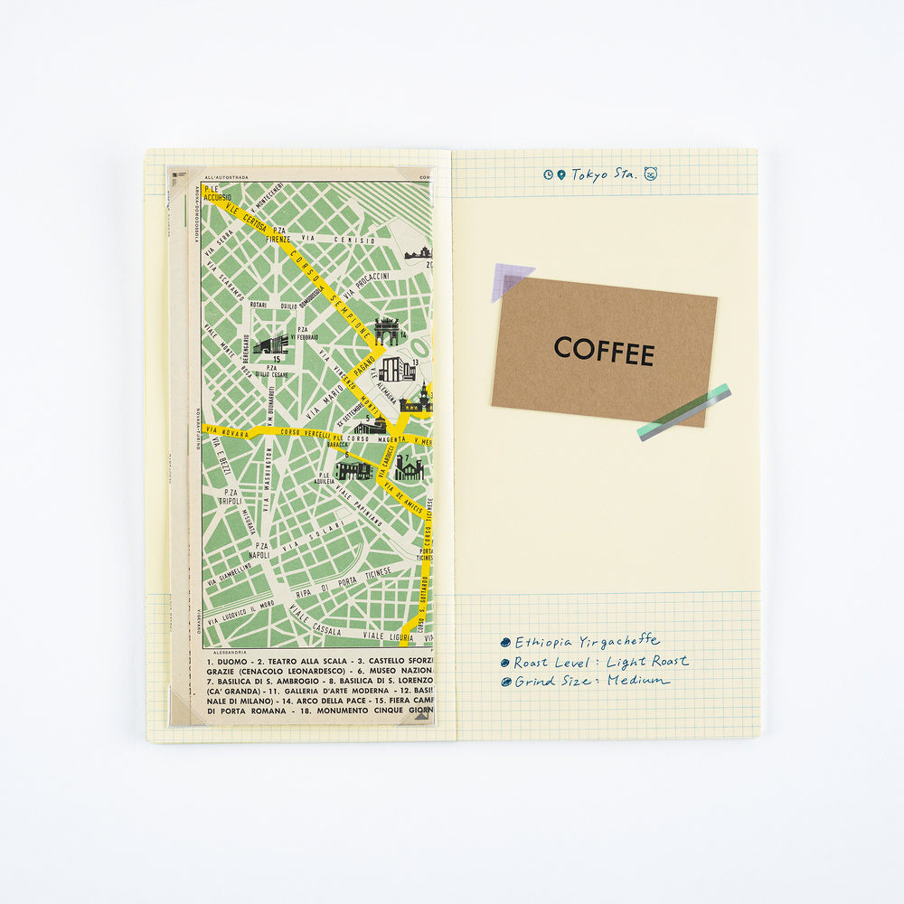 Hobonichi Techo Collect & Collage: Collage Stickers – Pasting Notebook - Blesket Canada