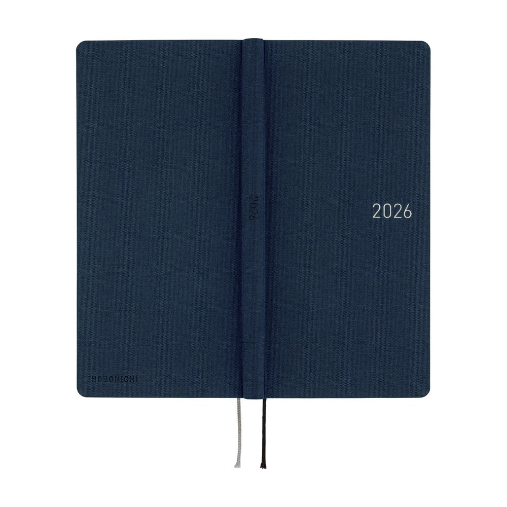 Hobonichi 2026 Colors Cosmo Blue Journal - English Tall & Slim January Start - Blesket Canada