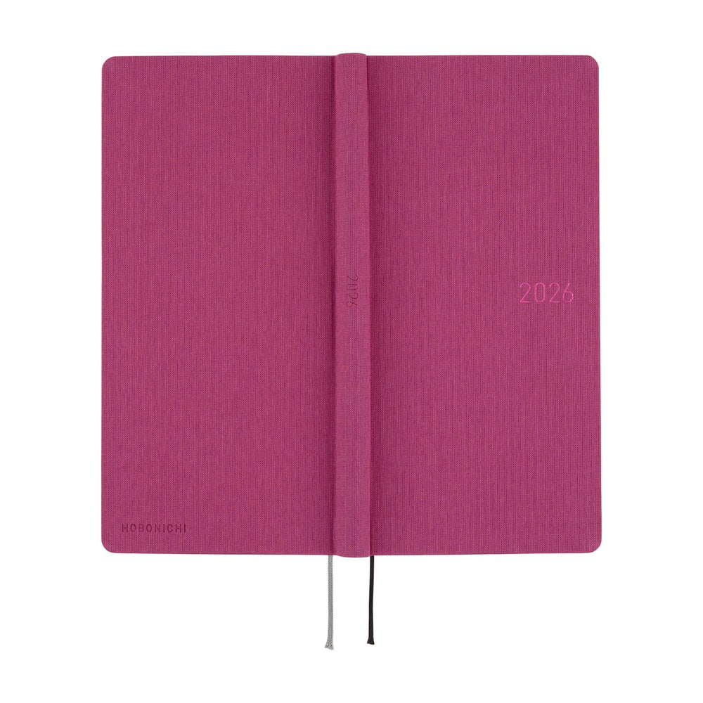 Hobonichi 2026 Colors Peony Purple Journal - Mega English Tall & Slim January Start - Blesket Canada