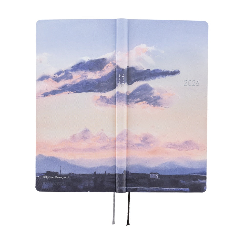 Hobonichi 2026 Kyohei Sakaguchi En Route to Kumamoto Port at Dawn Journal - Mega English Tall & Slim January Start - Blesket Canada