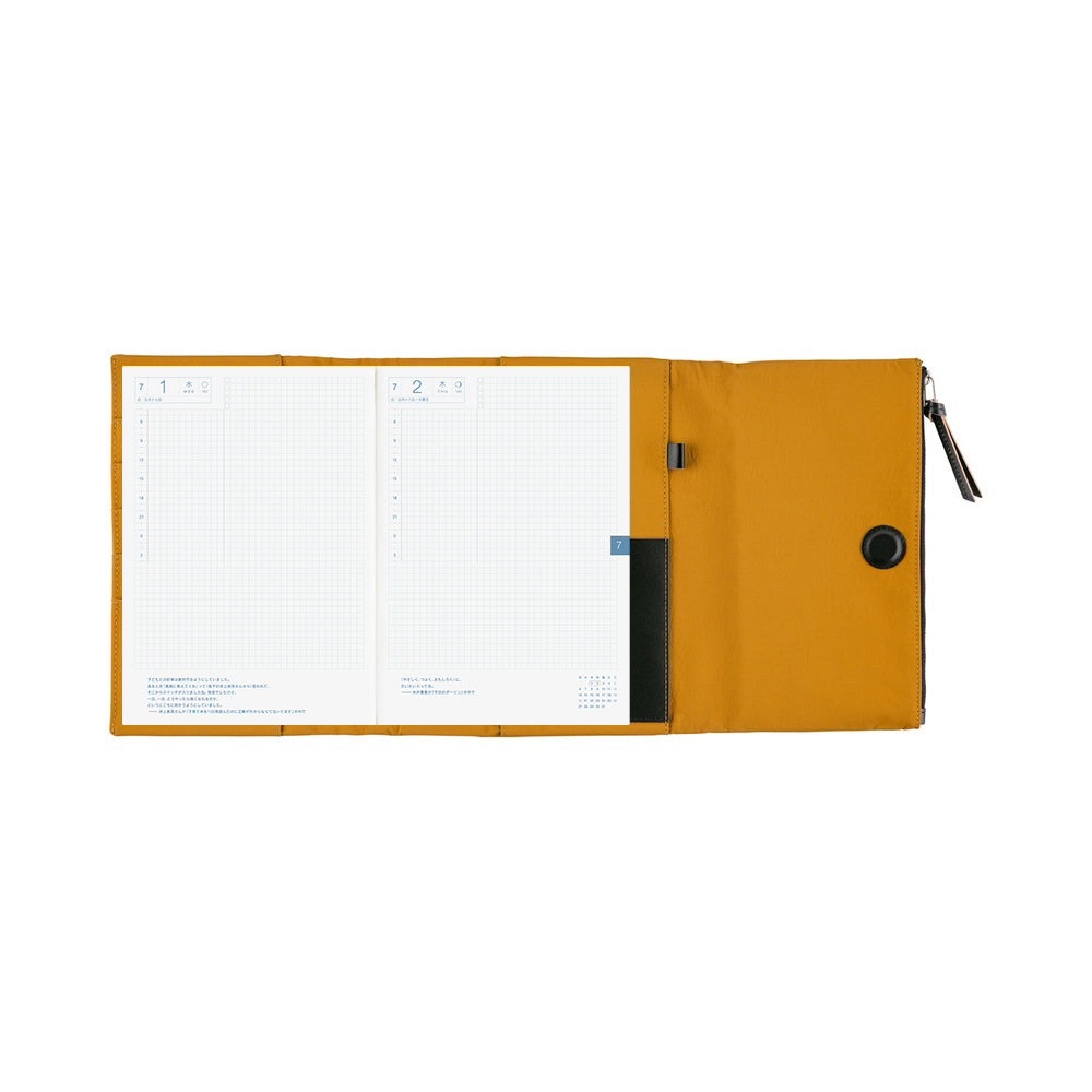 Hobonichi Techo 2026 Cover A5 – Tragen: Mustard - Blesket Canada