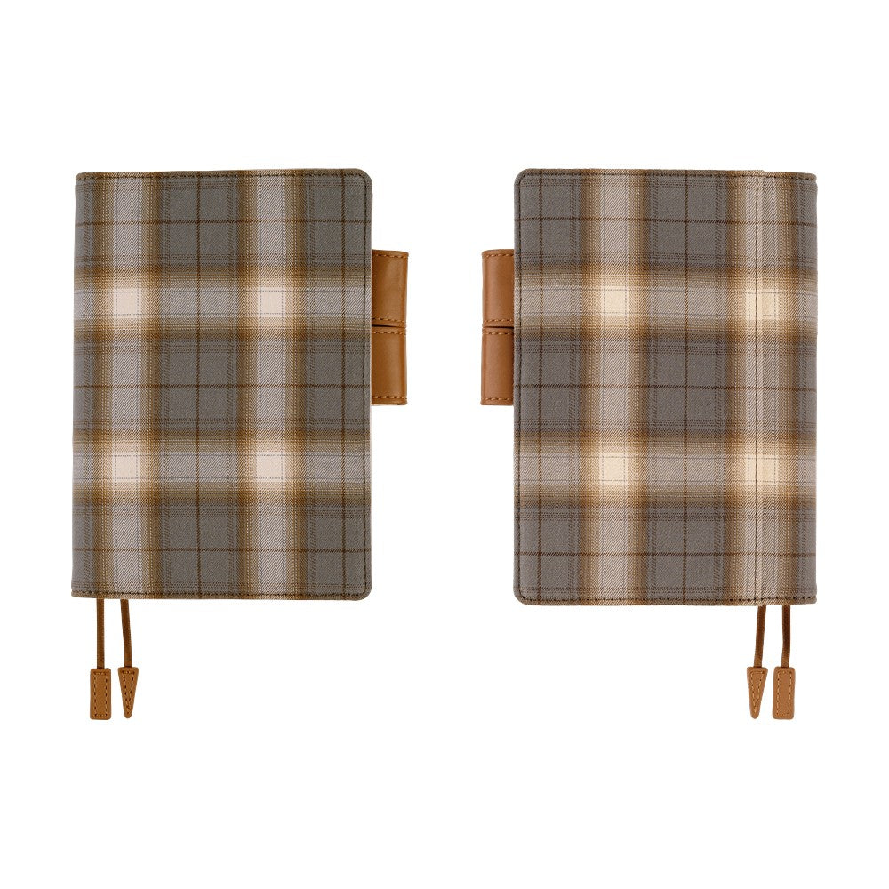Hobonichi Techo Cover A6 – Shirt Fabric: Foggy Plaid - Blesket Canada