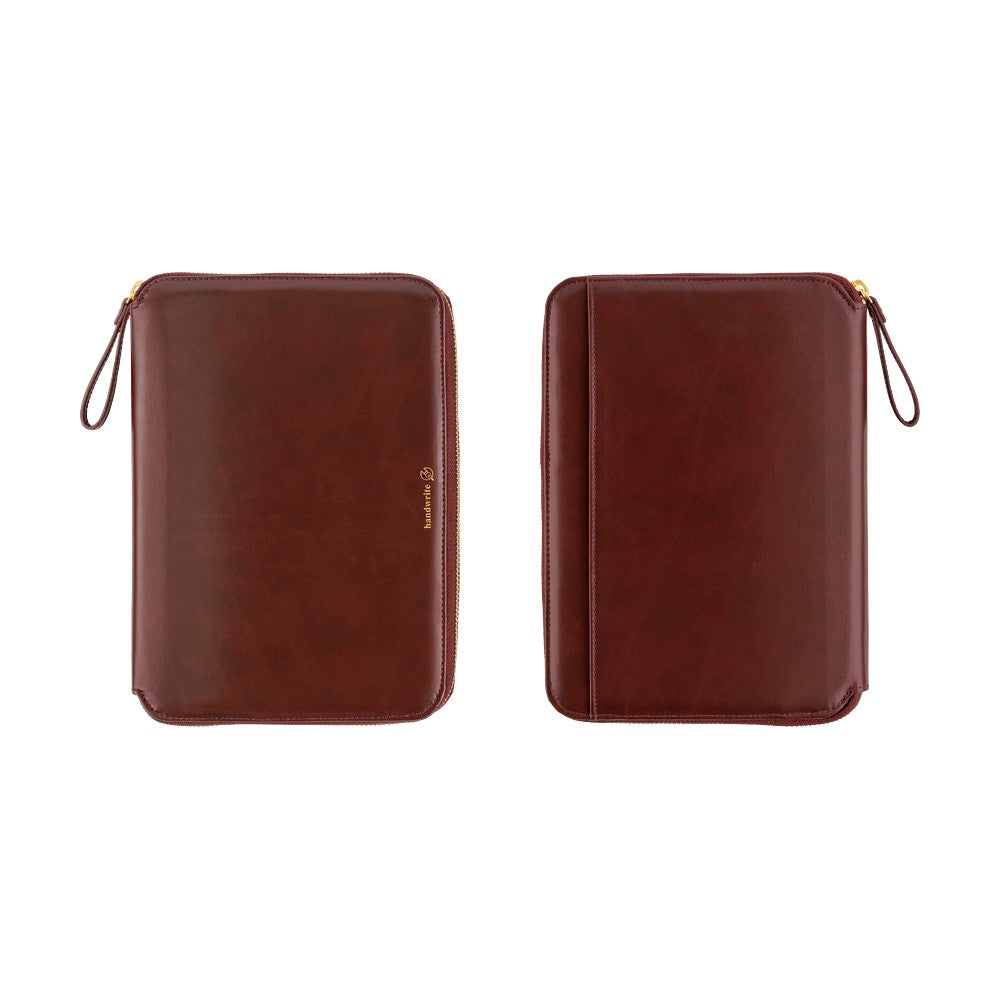 Hobonichi 2026 Cover Amarone Zipper Style Single Color - A5 Cousin - Blesket Canada