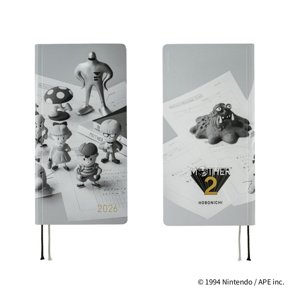 Hobonichi Techo 2026 Weeks MOTHER: The Secret of MOTHER 2 - English Tall & Slim January Start - Blesket Canada